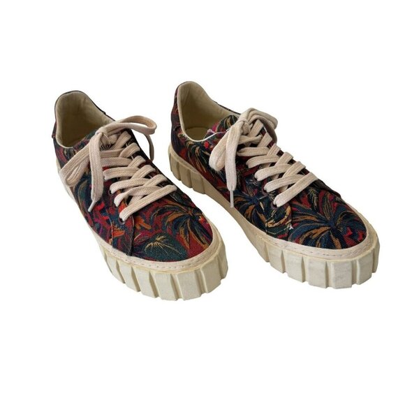 FARM RIO Sneakers  Sunset Forest Platform Sneakers Women’s Size 9 - Picture 1 of 11